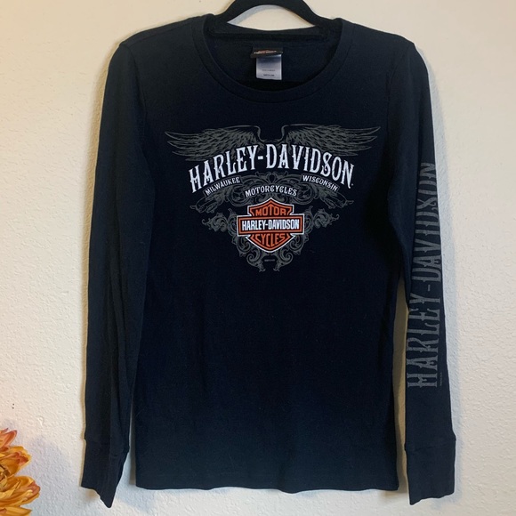 Harley-Davidson Tops - Women’s Harley-Davidson Black Long Sleeve Shirt